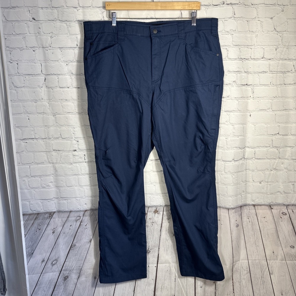 Alaskan Hardgear Stone Run Pants Mens 42x34 Blue Standard Fit AKHG Duluth 91304